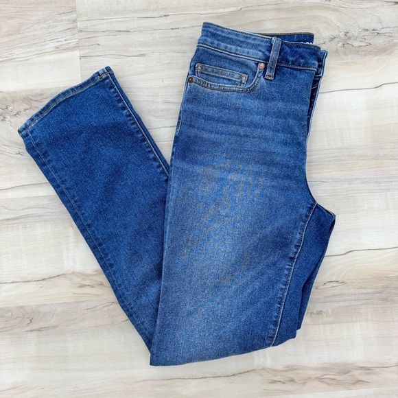 Land End Straight Leg Jeans women’s Sz US 6 blue wash - Picture 7 of 7